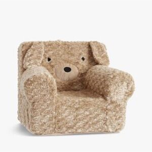 NEW Pottery Barn kids Labradoodle Beige Faux Fur Anywhere Chair® Slipcover Only